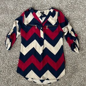 Women’s chevron blouse